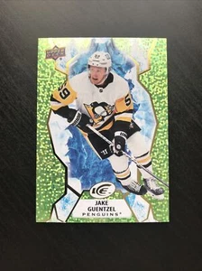 2021-22 Upper Deck UD Ice Green #5 Jake Guentzel Pittsburgh Penguins - Picture 1 of 2