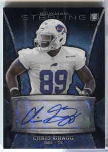 Chirs Gragg Bills RC Bowman Sterling Signed 81/99 BSA-CG 2013 Panini 032420DBCD - Picture 1 of 2