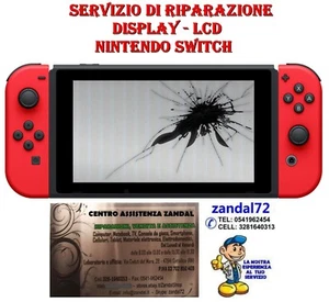 NINTENDO SWITCH SOSTITUZIONE TOUCH SCREEN VETRO CRASH SERVIZIO DI RIPARAZIONE - Bild 1 von 2
