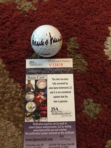 MARK O'MEARA SIGNED MASTERS GOLF BALL RARE JSA 3 - Picture 1 of 2