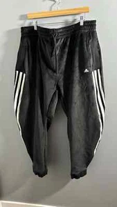 Adidas pantalone felpa uomo velluto nero 2xl - Foto 1 di 4