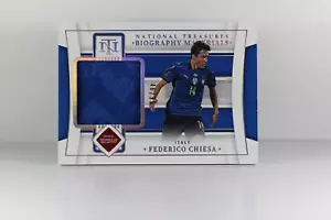 2022 PANINI NT ITALY /99 1 JERSEY FEDERICO CHIESA #BM-FCH (SC8) - Picture 1 of 2