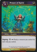 Wow tcg-prayer of spirit-ability/Icecrown eng