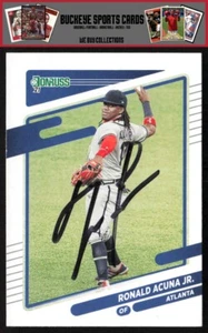 2021 Donruss - On Card Auto Ronald Acuna Jr. #192 Auto - Picture 1 of 2