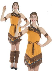 Disfraz de Dama India Occidental Damas Americano Talla Grande - Imagen 1 de 4