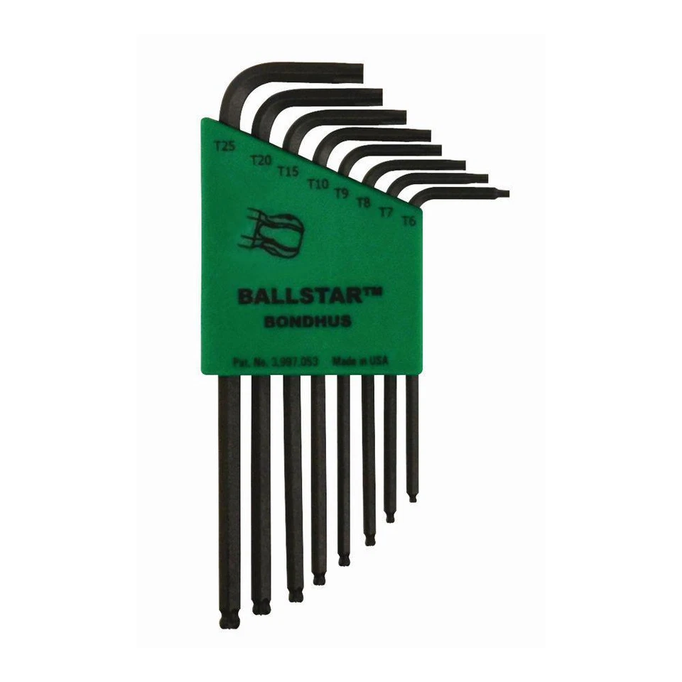 Bondhus LTX8S 8 Piece Ball End Torx Key Set T6-T25 - Image 1 of 1