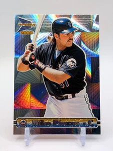Mike Piazza 2000 Pacific Prism HOLOGRAPHIC MIRROR #'D /160 SP Mets HOF - Picture 1 of 10