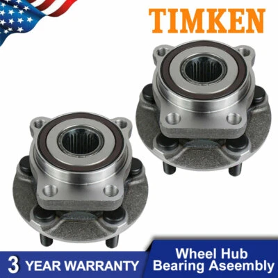 Pair TIMKEN For 2005 -2014 Subaru Legacy Outback Front Wheel Bearing & Hub - Imagem 1 de 4