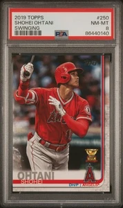 2019 Topps Shohei Ohtani SWINGING PSA {8} NM- MINT #250 - Bild 1 von 2