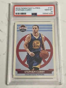 STEPHEN CURRY 2012 Panini Passato e Presente #144 Guerrieri PSA 10 GEM MINT - Foto 1 di 2