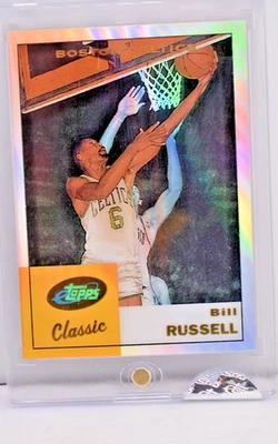 RARE Bill Russell!! Factory Sealed! 2005 Refractor SP eTopps Classic #ETCBK1 - Image 1 of 2