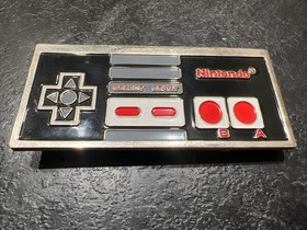 Official Classic Nintendo Brand NES Controller Metal Belt Buckle 2010