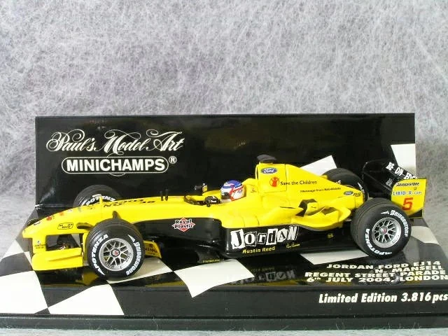 MINICHAMPS F1 1/43 Scale - 400040095 JORDAN FORD EJ14 N.MANSELL 2004