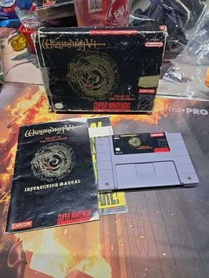 Wizardry VI Heart Of The Maelstrom (SNES, 1994) CIB,  Authentic! - Image 1 of 4