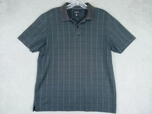 Camisa polo Van Heusen para hombre pequeña gris ventana - Imagen 1 de 5