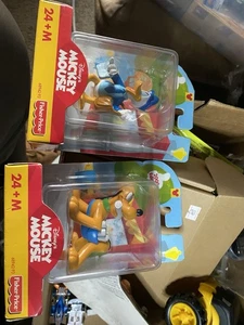 Disney Mickey Mouse Figures Donald Duck, And Pluto In Package - Picture 1 of 7