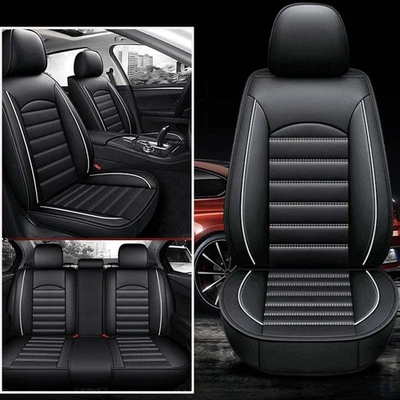 For Jeep Grand Cherokee Leather Car Full Seat Cover Front Rear Cushion Protector - Изображение 1 из 4