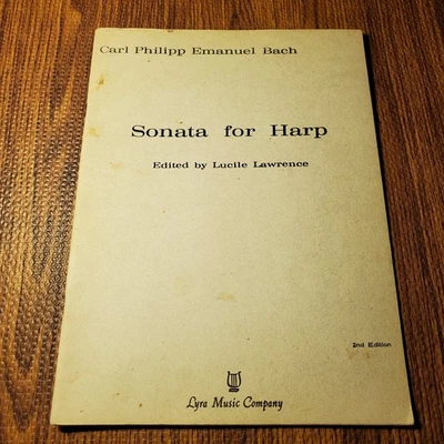 Bach Sonata for Harp 2nd Edition Lyra Music Co - Image 1 of 4