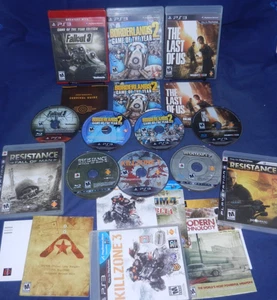 PS3; Killzone 3, Resistance 2 & Fall of Man, Fallout 3, Last of Us,Borderlands 2 - Picture 1 of 5