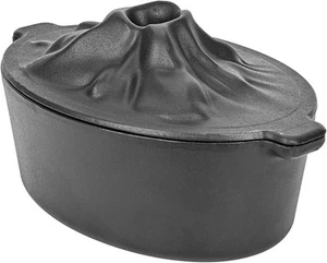 Wood Stove Steamer, Humidifier Cast Iron with Porcelain Black - Picture 1 of 7