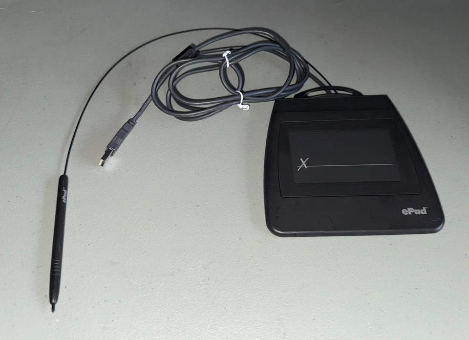Almohadilla de captura de firma electrónica ePadlink VP9801 ePad  Foto 1 de 4