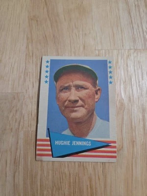 1961 Fleer Baseball HUGHIE JENNINGS Baseball Greats #47 Card - Image 1 of 4