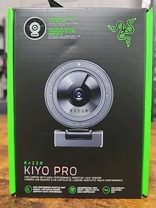 Webcam de streaming Razer Kiyo Pro : 1080p 60FPS NON COMPRESSÉE - Haute performance - Photo 1/2