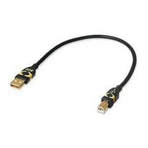 Ziotek 1ft High Speed USB 2.0 Shortys Cable Type A Male to Type B Male ZT1311507 - Picture 1 of 1