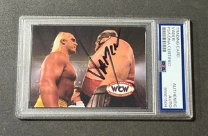 VADER 1995 CARDZ WCW MAIN EVENT SIGNED AUTOGRAPHED CARD PSA/DNA CERTIFIED - Picture 1 of 2
