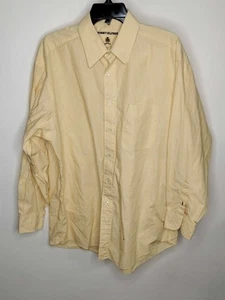 Camisa Tommy Hilfiger Para Hombre Talla 16 32-30 Melocotón Sólido Manga Larga Abotonada  - Imagen 1 de 3