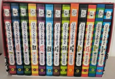 Lot Of 13 Diary Of A Wimpy Kid 1-13 HC Jeff Kinney Children's Books - Image 1 of 4