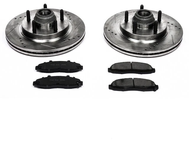 Kit de pastillas de freno delanteras y rotor para Lincoln Blackwood 2002 HF919CH Foto 1 de 1