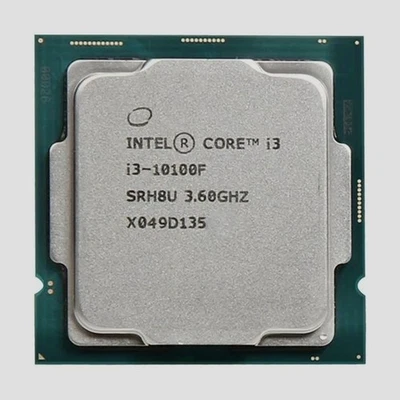 Procesador CPU Intel Core i3 10100F (4,3 GHz, 4 Núcleos, Socket LGA1200) - Imagen 1 de 3