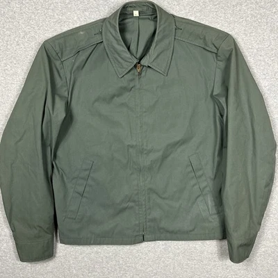 Chaqueta Militar Azul Vintage Talla 38S Verde Techo Zero AG 274 Repelente al Agua Foto 1 de 4