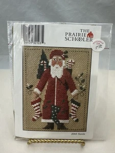 The Prairie Schooler 2003 SANTA Kitted - w/Fabric/Floss - Cross Stitch Bundle - Picture 1 of 3