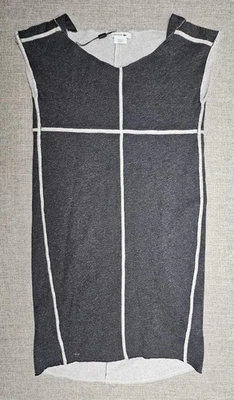 Vestido suéter Lacoste para mujer mediano 36 gris jaspeado punto en contraste túnica tejido Foto 1 de 4