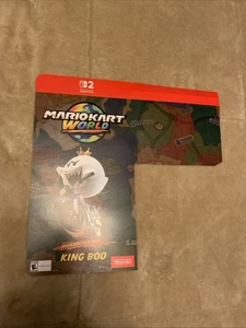 Nintendo Switch 2 Mario Kart World Display Ad Promo (Re Boo & Luigi) così com'è - Foto 1 di 24
