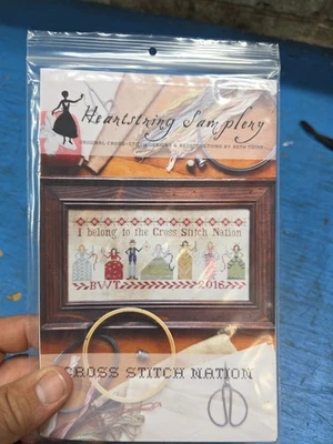 “Cross Stitch Nation” by Heartstring Samplery Cross Stitch Pattern NEW - Image 1 of 2
