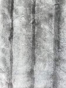 Frye Kunstfell Kissenhülle Sham King Size Kanalstreifen Luxe - Bild 1 von 5
