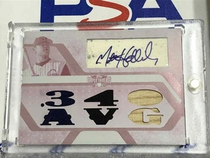 Matt Holliday 2008 Topps Triple Threads Printing Plate Auto Relic 1/1 Jersey Bat - Picture 1 of 2