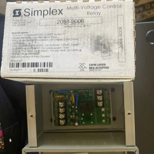 2088-9008 SIMPLEX Multi Voltage Control Relay - Picture 1 of 4
