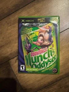 Oddworld Munch’s Oddysee (Xbox) Not For Resale (Rare) - With Manual & Disc - Picture 1 of 3
