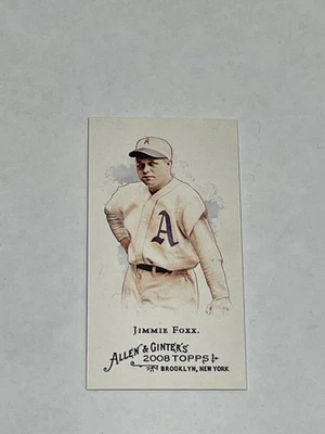 2008 Topps Allen & Ginter Baseball Mini Baseball Icons - Jimmie Foxx - Athletics - Image 1 of 2