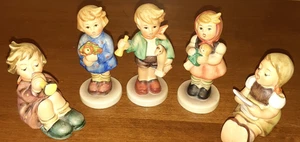 Lotto di 5 figurine Goebel Hummel Germania Ovest TMK-6 - Foto 1 di 14