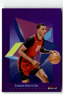 2025 Topps Finest NBA No. 33 Jabari Smith Jr. Purple Refractor 76/200 - Bild 1 von 2