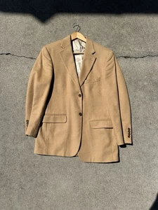 STAFFORD Herren Kamelhaar Mischung Classic Fit Sakko Blazer hellbraun Gr. 38 Regular - Bild 1 von 6