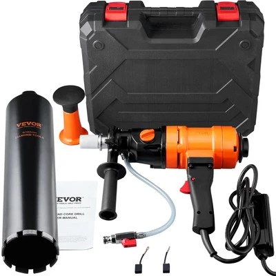 MARKENLOS Diamant Kernbohrmaschine 1,5kW Kernbohrgerät 102mm Standbohrer Bohrkrone