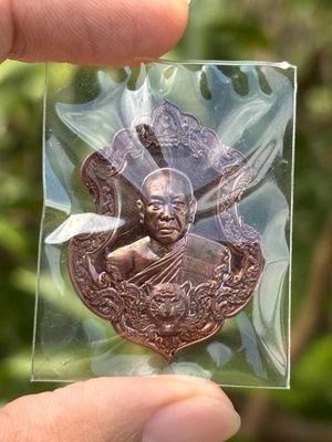 Phrap Satru Phai Tigre Medalla LP Chanai Amuleto Tailandés Protección Poder Dije Foto 1 de 4