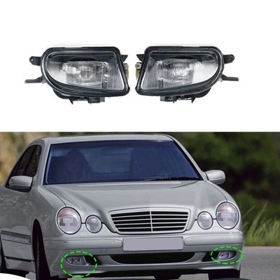 Faro antiniebla parachoques delantero 2 piezas para Mercedes Benz W210 E200 E220 E240 E280 E300 Foto 1 de 4