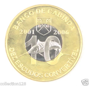 Cabinda Bimetal Coin 50mm 2006 UNC - Picture 1 of 2